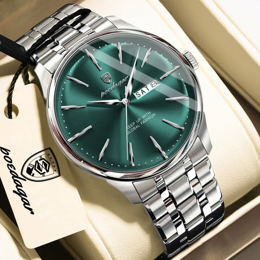 Poedagar Stainless Steel Quartz Watch